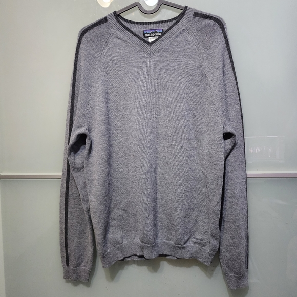 Patagonia Mens Wool Cashmere Long Sleever Sweater - Picture 8 of 8
